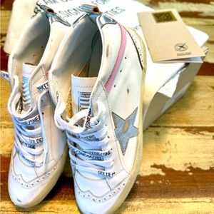 NEW Golden Goose Deluxe Brand Midstar Sz 38 with Passport, Box and Dustbag